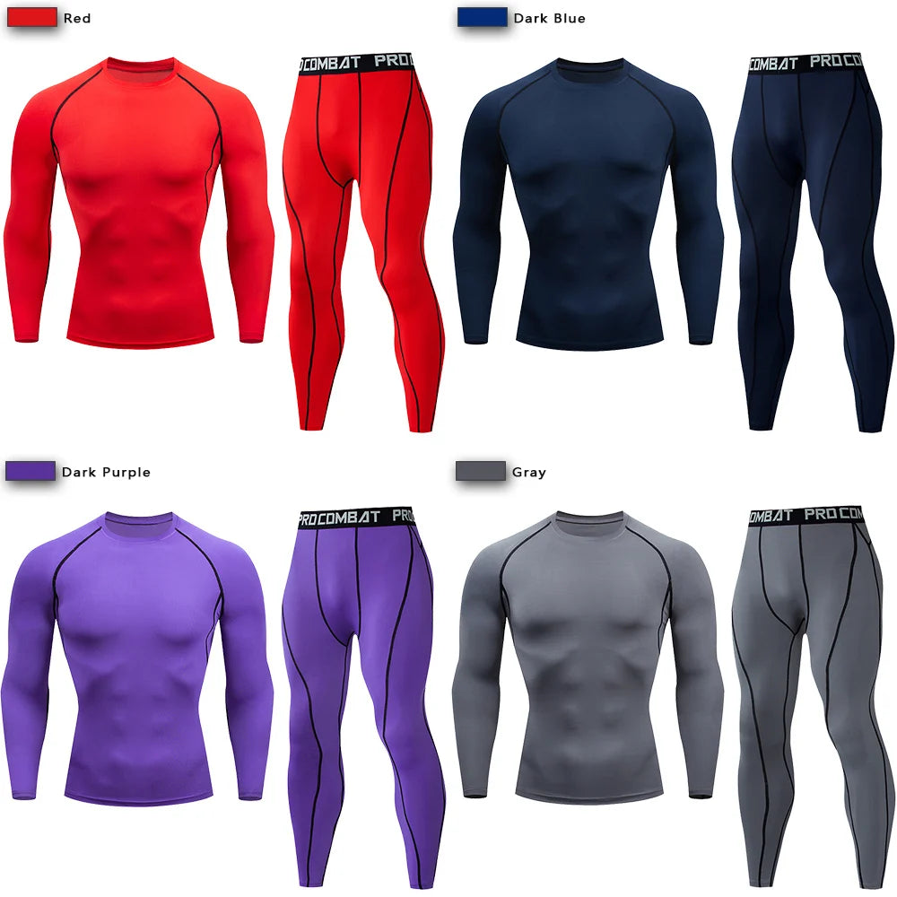 Men Compression Sportswear Suit