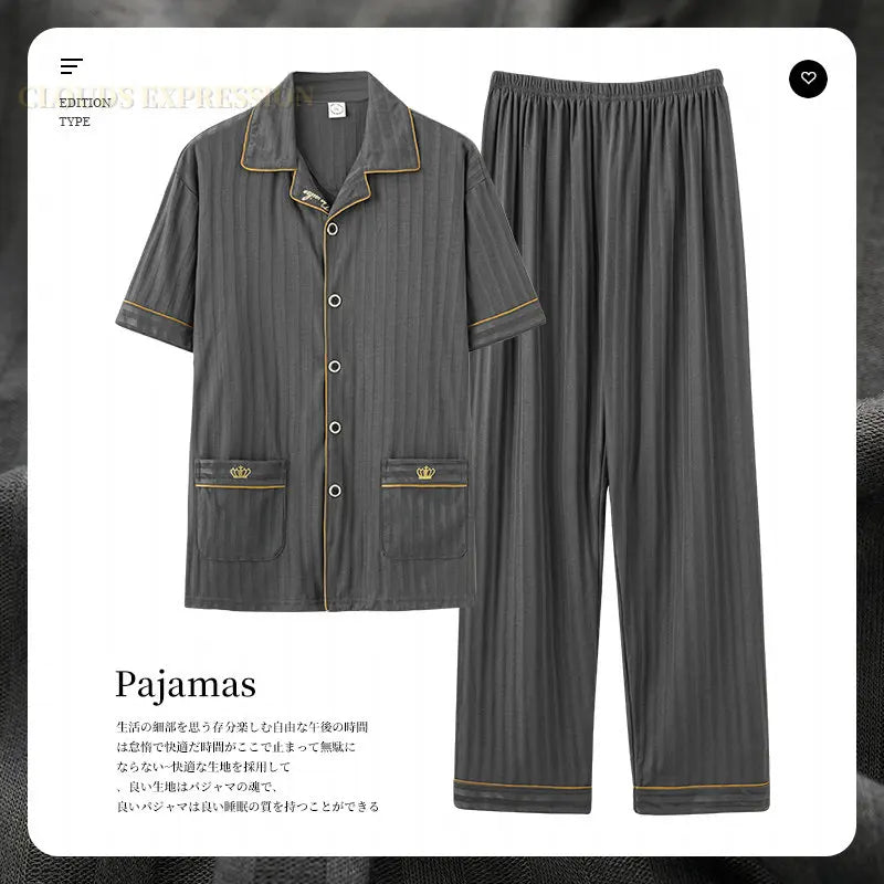 Luxury Knited Cotton Pajamas Set