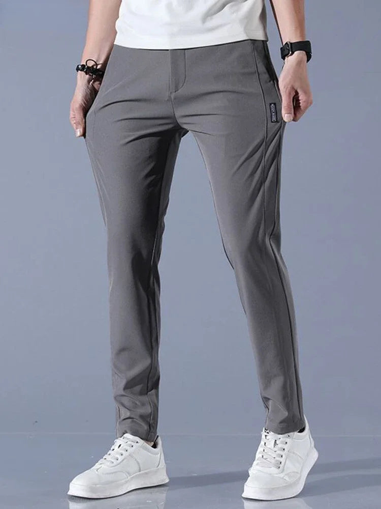 Men Summer Ice Silk Casual Pant