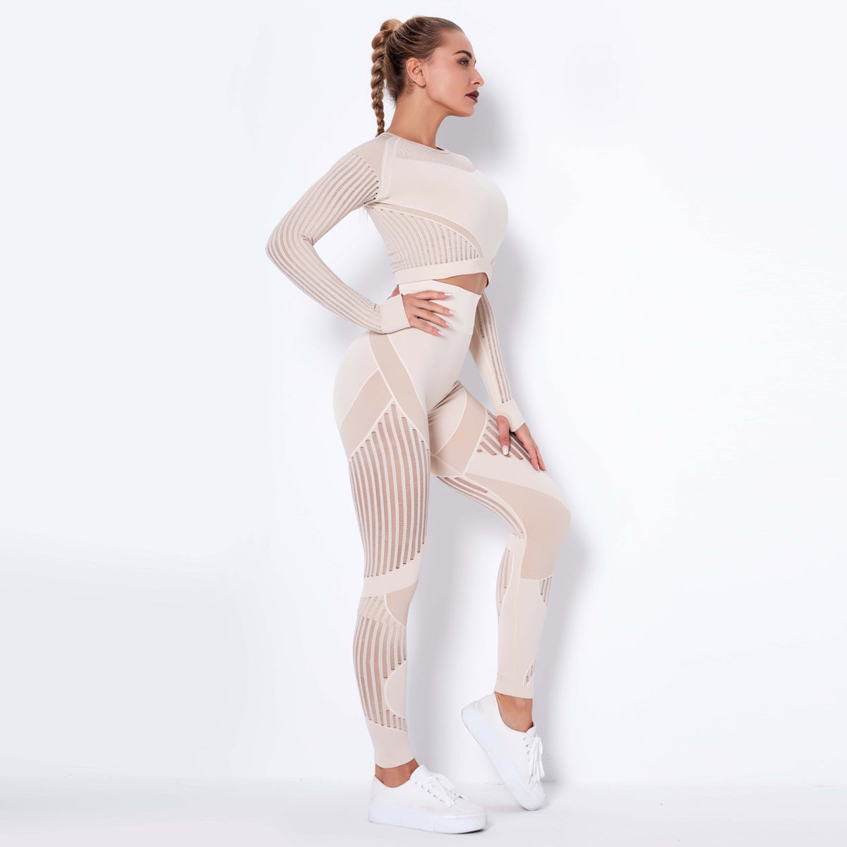 MyPeachy™ Seamless Knit Absorbent Yoga Suit